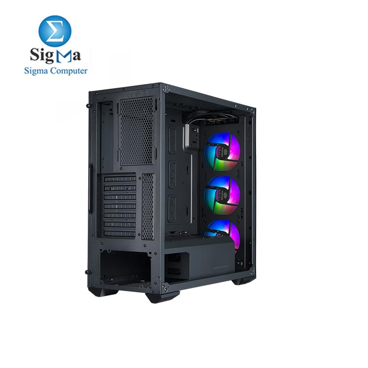 CASE-COOLER MASTER MASTERBOX TD500 CRYSTAL 3FANS ARGB 