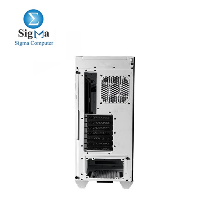 Cooler Master HAF500 White Edition  ATX Mid-Tower with tempered glass  dual 200mm ARGB fans  USB 3.2 Gen 2 Type-C  rotatable GPU fan  support for up to E-ATX motherboards and dual 360mm radiators