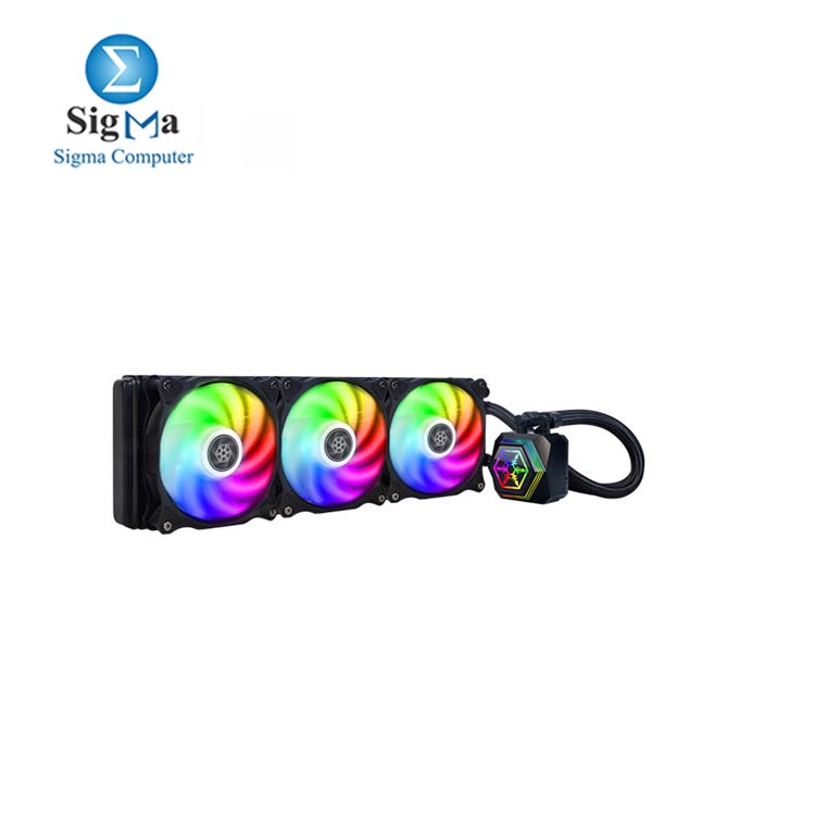 LIQUID COOLER-Silverstone-SST-PF360-ARGB-V2-Silverstone 3fan ARGB is an all-in-one RGB liquid cooling series.