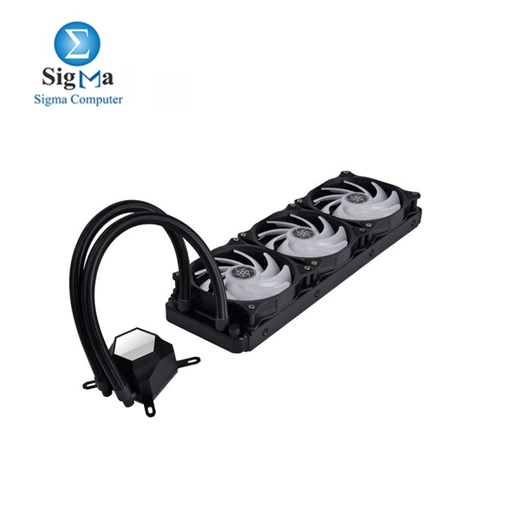 LIQUID COOLER-Silverstone-SST-PF360-ARGB-V2-Silverstone 3fan ARGB is an all-in-one RGB liquid cooling series.