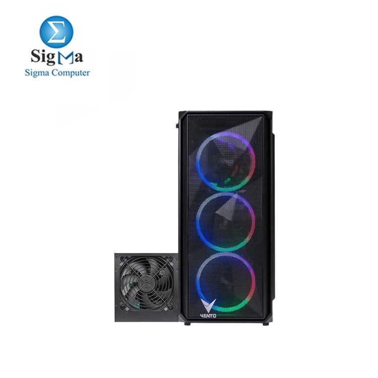  CASE VENTO FSP MESH VG10F 3Fan Thermaltake Litepower LTP-0650P-2 650W Power Supply.