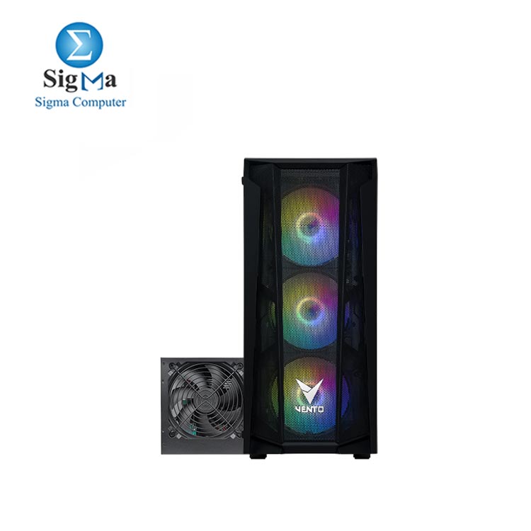 CASE VENTO FSP MESH VG15FE 3Fan+Thermaltake Litepower LTP-0650P-2 650W Power Supply.