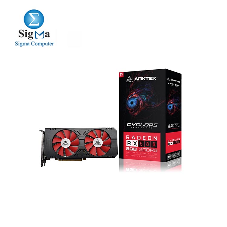 ARKTEK VGA  RADOEN RX580 DDR5 8G 256BIT CYCLOPS