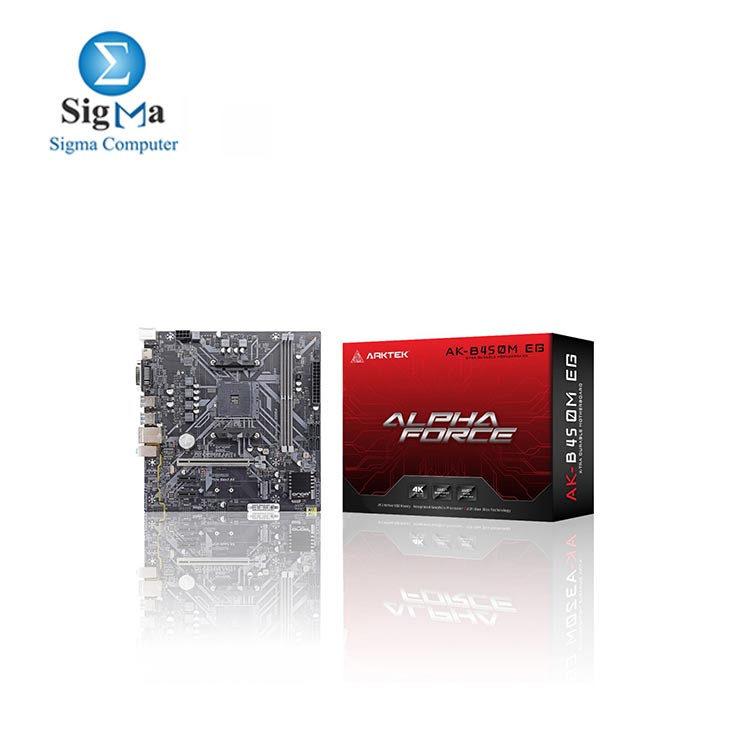 ARKTEK Motherboard AMD AK B450M EG ALPHA FORCE