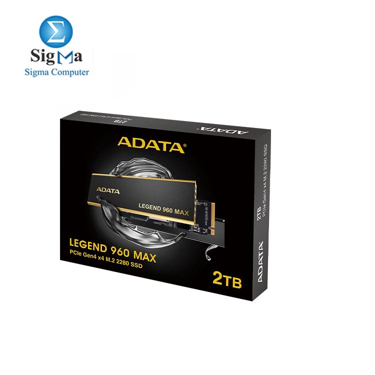 ADATA LEGEND 960 2TB MAX PCIe Gen4 x4 M.2 2280 Solid State Drive ALEG-960M-2TCS 