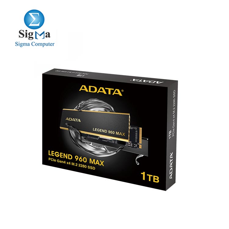 ADATA LEGEND 960 1TB MAX PCIe Gen4 x4 M.2 2280 Solid State Drive ALEG-960M-1TCS