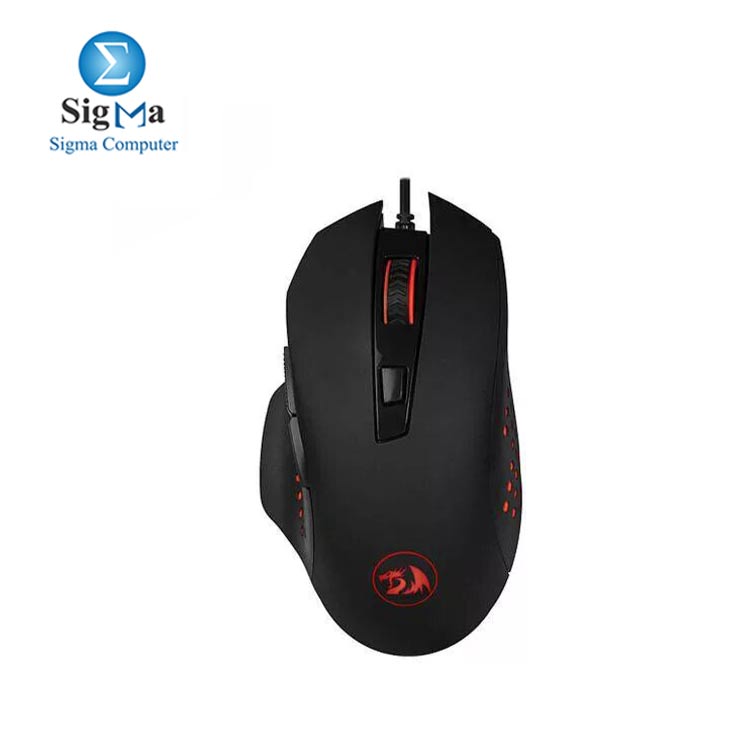 Redragon Gainer M610 Gaming Mouse Ergonomic Dedicated DPI Button USB Wiring Pixart 3168 Optical Sensor for Desktop, Laptop, Gamer and Work