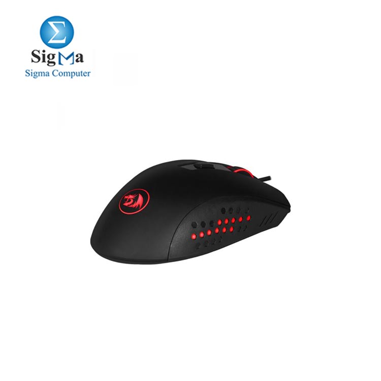 Redragon Gainer M610 Gaming Mouse Ergonomic Dedicated DPI Button USB Wiring Pixart 3168 Optical Sensor for Desktop, Laptop, Gamer and Work