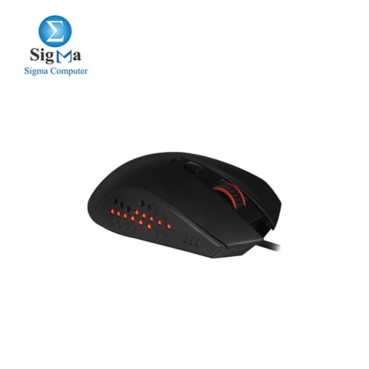 Redragon Gainer M610 Gaming Mouse Ergonomic Dedicated DPI Button USB Wiring Pixart 3168 Optical Sensor for Desktop, Laptop, Gamer and Work