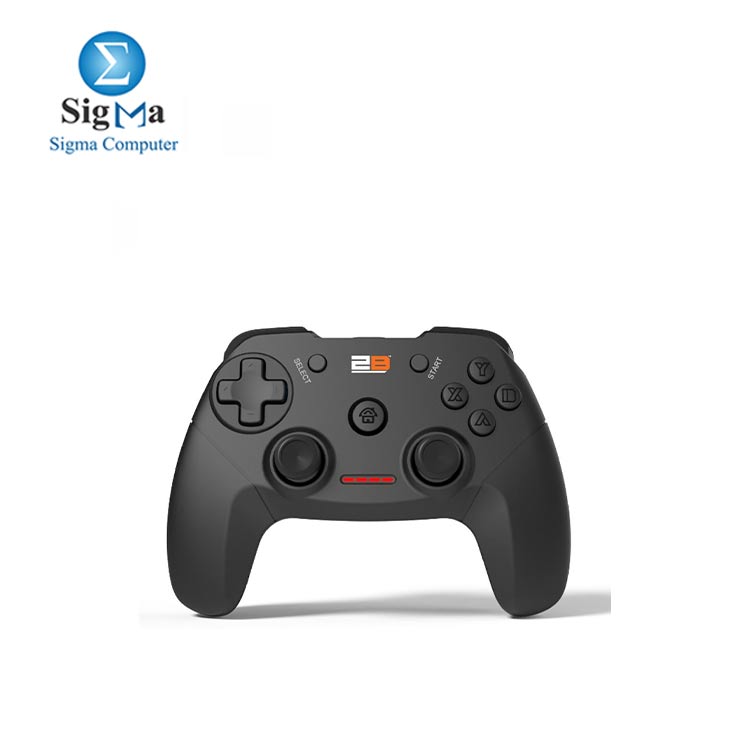  2B GP076 Wireless SINGLE black gamepads Turbo Dual Vibration 3 in one PC- PS3 - Black Shell