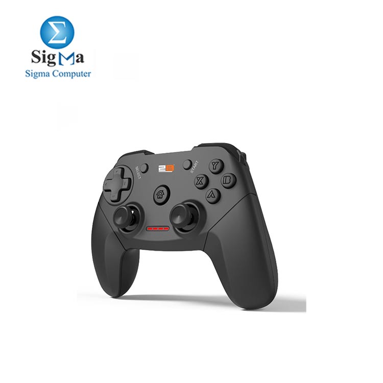  2B GP076 Wireless SINGLE black gamepads Turbo Dual Vibration 3 in one PC- PS3 - Black Shell