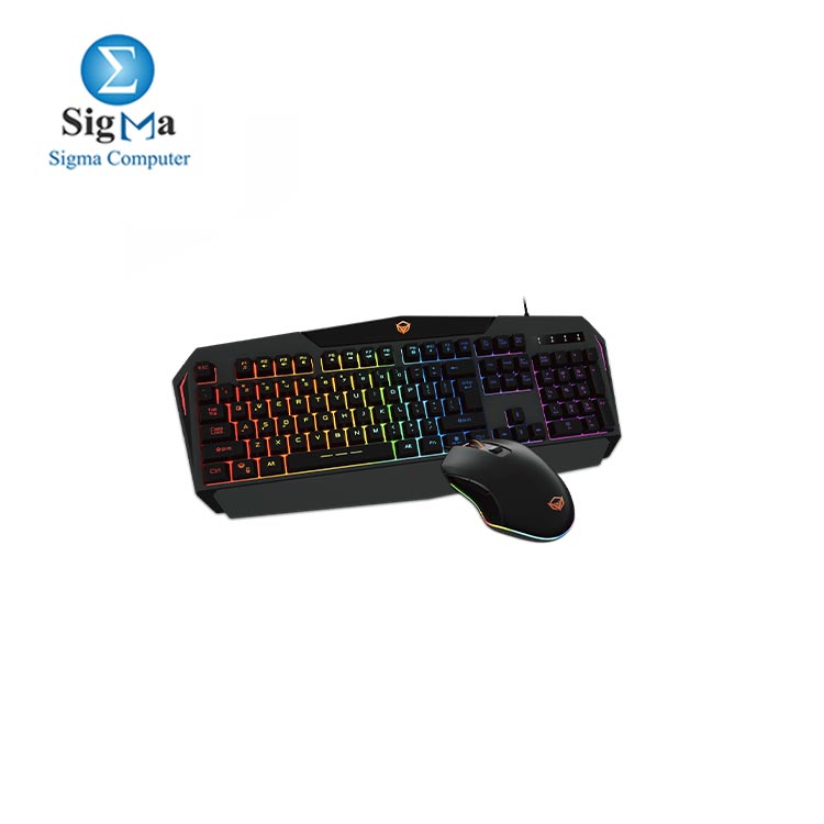 MEETION Combo C510-BACKLIT GAMING KEYBOARD+MOUSE USU