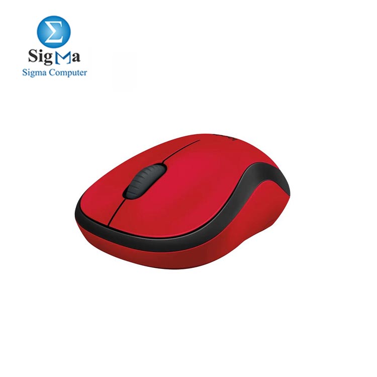 LOGITECH M220 SILENT WIRELESS MOUSE, RED