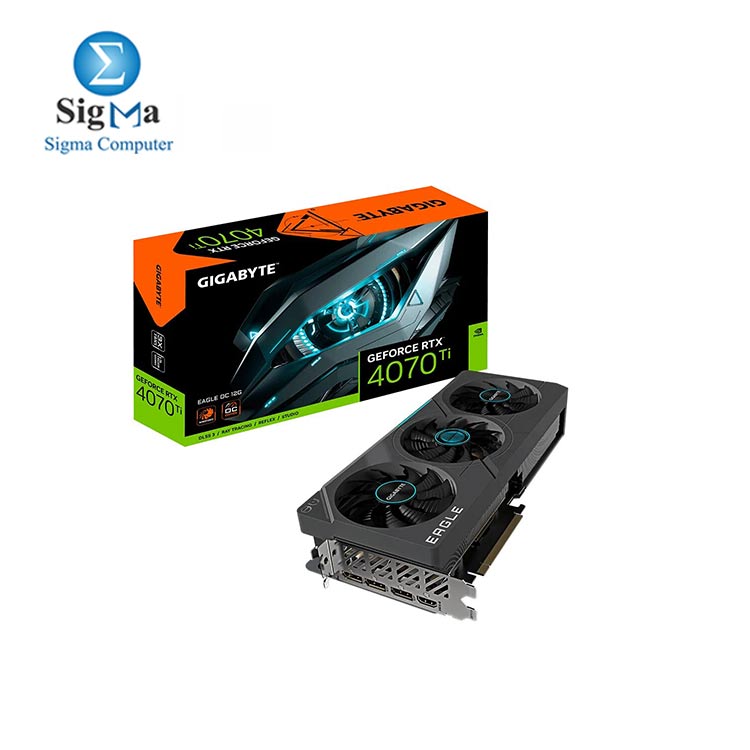 GIGABYTE GeForce RTX™ 4070 Ti EAGLE OC 12G (rev. 1.0) GV-N407TEAGLE OC-12G