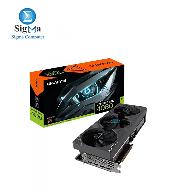 GIGABYTE    GeForce RTX    4080 EAGLE 16GB GV-N4080EAGLE-16GD