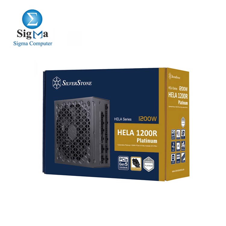 SilverStone  Power Supply HELA 1200R Platinum Fully Modular ATX SST-HA1200R-PM