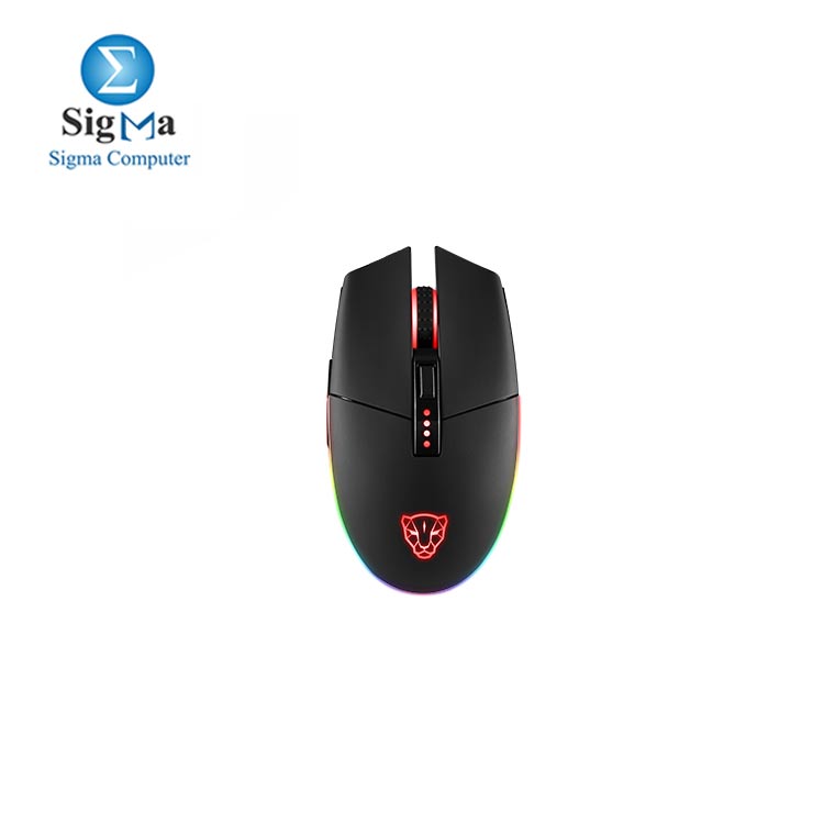 MOTOSPEED V50 RGB Backlight Gaming Mouse   500   3500 DPI   Black