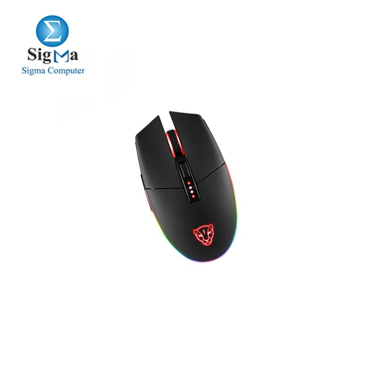 MOTOSPEED V50 RGB Backlight Gaming Mouse   500   3500 DPI   Black