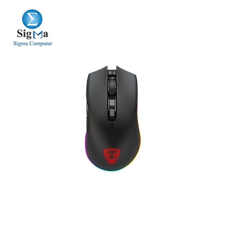 MOTOSPEED V70 RGB Backlight Gaming Mouse ( 500 ~ 6400 DPI) Black