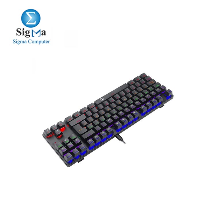 T-DAGGER Bora T-TGK313 Rainbow Gaming Mechanical Keyboard BLUE SWITCH
