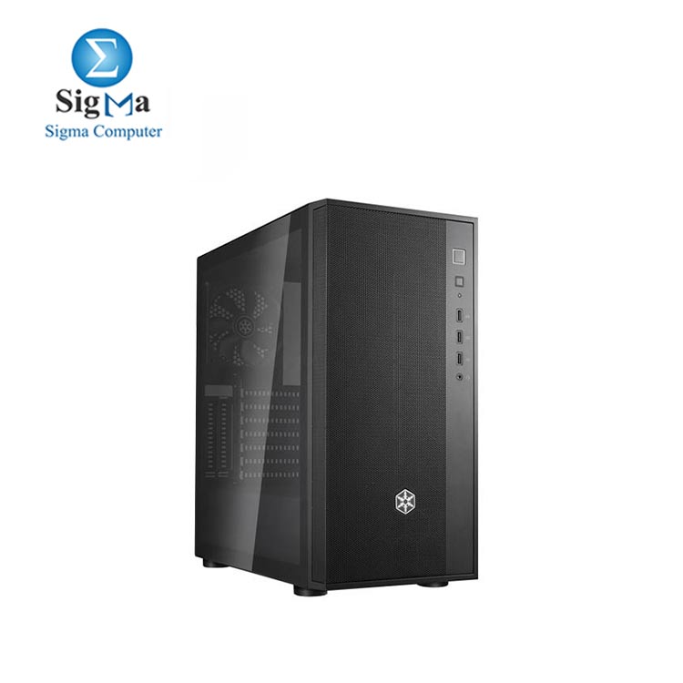 Silver Stone FARA R1 V2 Stylish and distinct tempered glass mid tower ATX chassis   PUS 700W 80 PLUS