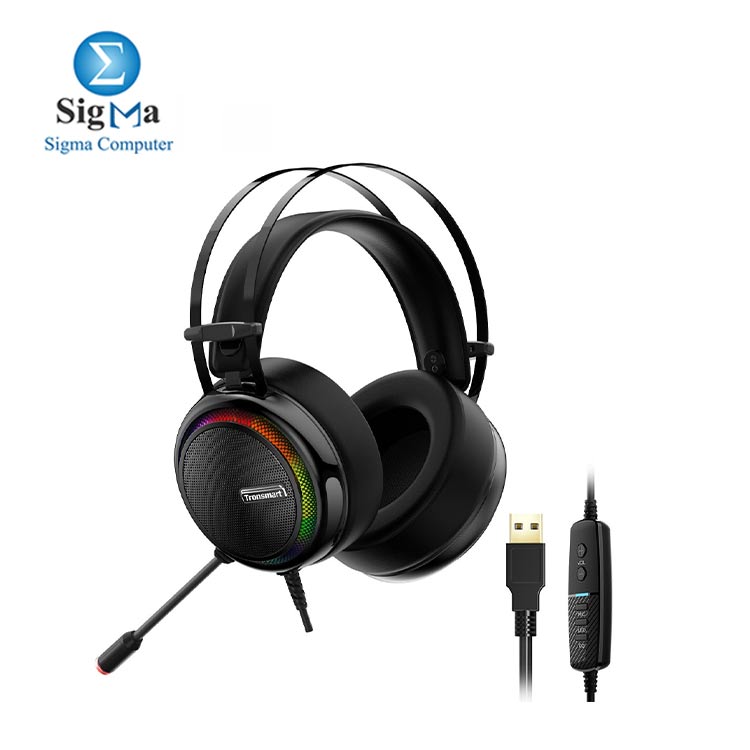 Tronsmart Glary Gaming Headset With 7.1 Virtual Surround Sound RGB