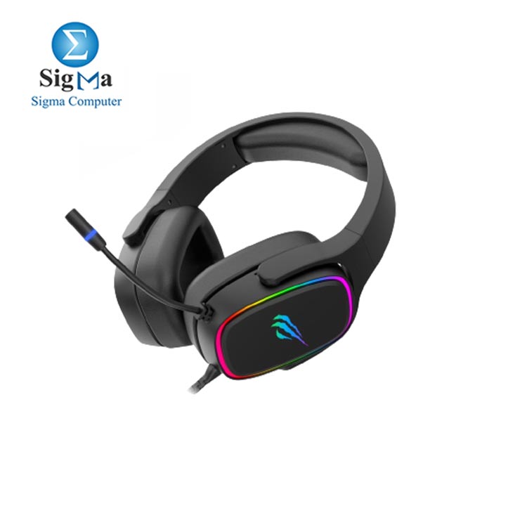 HAVIT H2029U Gaming headphone 50MM 3D Surround Stereo Sound RGB Streamer Effect With