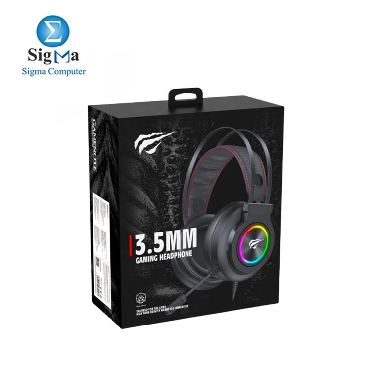 HAVIT H654D GAMING RGB HEADPHONE 3.5MM