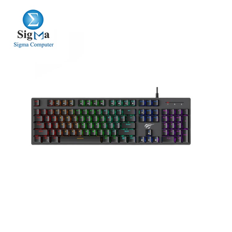 HAVIT KB858L RGB Backlit Mechanical GAMING Keyboard