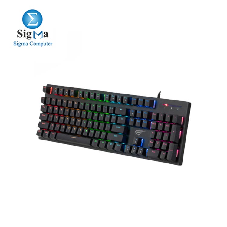 HAVIT KB858L RGB Backlit Mechanical GAMING Keyboard