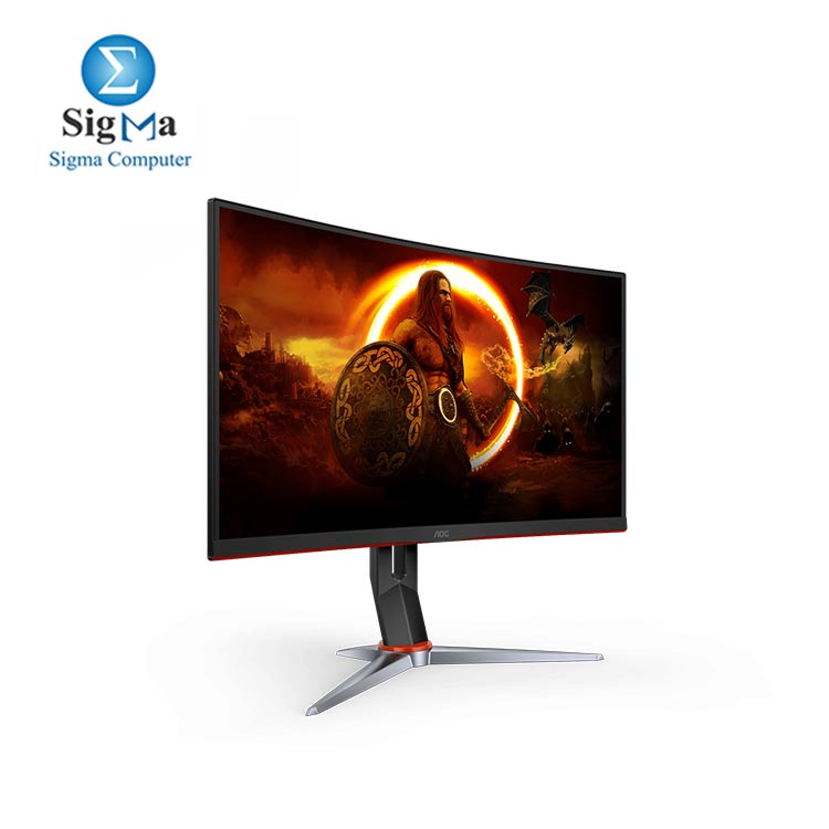 Monitor AOC C24G2 89 24 Inch Gaming Monitor 1920x1080 165Hz VA  1ms MPRT 120sRGB - Curved 1500R - VESA