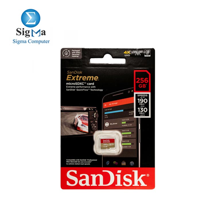 SanDisk SDSQUNR-256G-GN3MN 256GB 8pin microSDXC r100MB/s C10 UHS-I SanDisk  Ultra microSDXC Memory Card w/out Adapter 