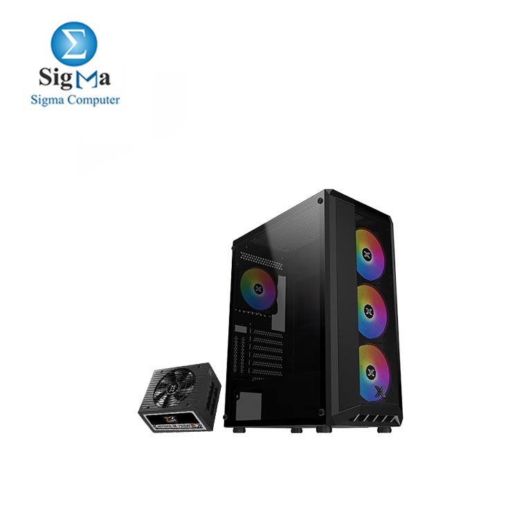 XIGMATEK-MASTER X PRO +POWER 750W 80PLUS-bronz MID TOWER Case