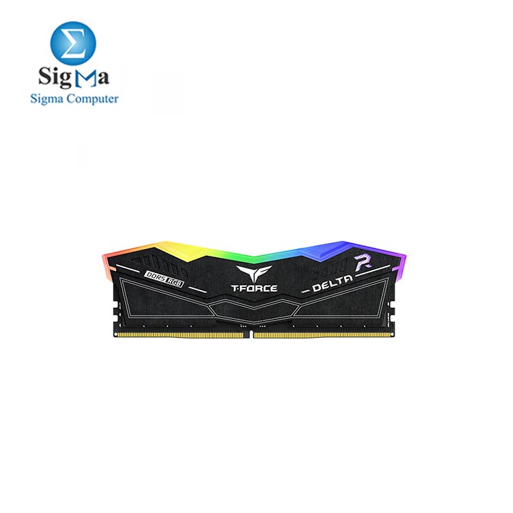 TEAMGROUP 16G T-FORCE DELTA RGB(BK)UD-D5 16GB 5600 DDR5 DESKTOP MEMORY