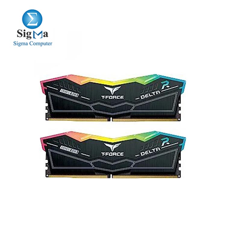  TEAMGROUP 32G T-FORCE DELTA RGB BK  UD-D5 16GBx2 5600 DDR5 DESKTOP MEMORY