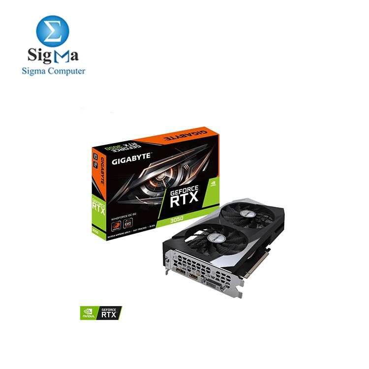 GIGABYTE GeForce RTX    3050 WINDFORCE OC 8G GV-N3050WF2OC-8GD