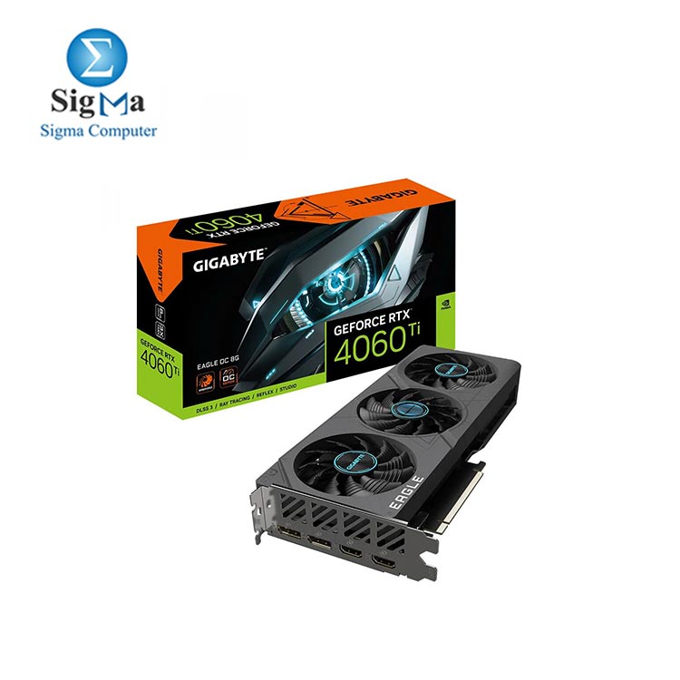 GIGABAYT GeForce RTX™ 4060 Ti EAGLE OC 8G GV-N406TEAGLE OC-8GD