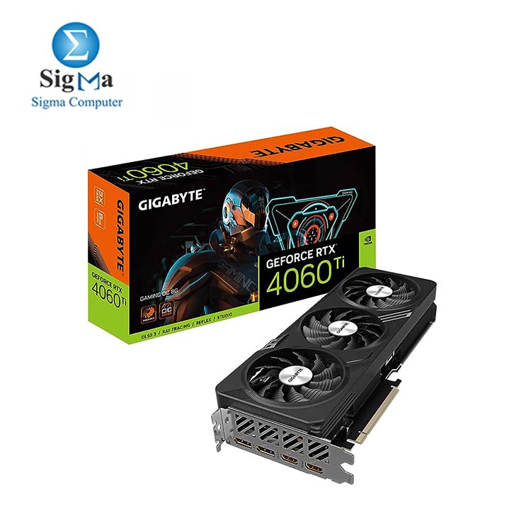  GIGABAYT GeForce RTX­­™ 4060 Ti GAMING OC 8G GV-N406TGAMING OC-8GD