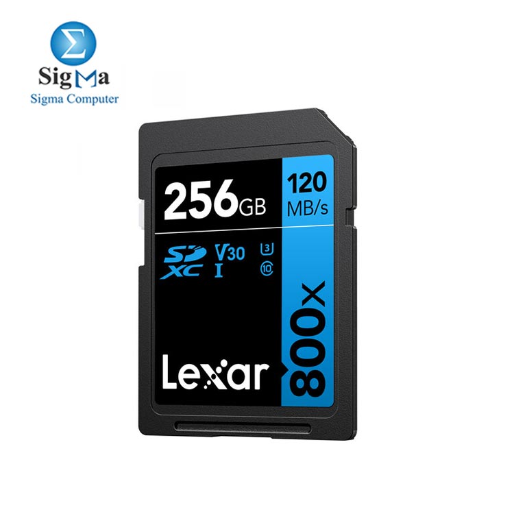 LEXAR CARD MEMORY 256G-SD800-120MB-V30