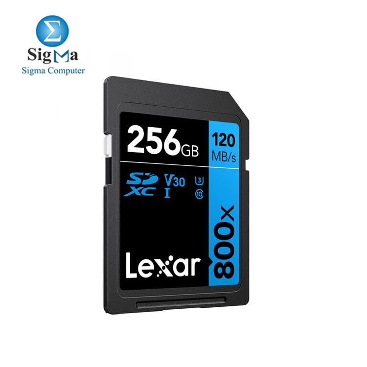 LEXAR CARD MEMORY 256G-SD800-120MB-V30