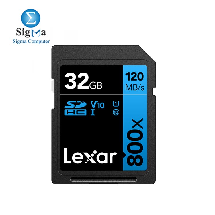 LEXAR CARD MEMORY 32GB-SD800-120MB-V10