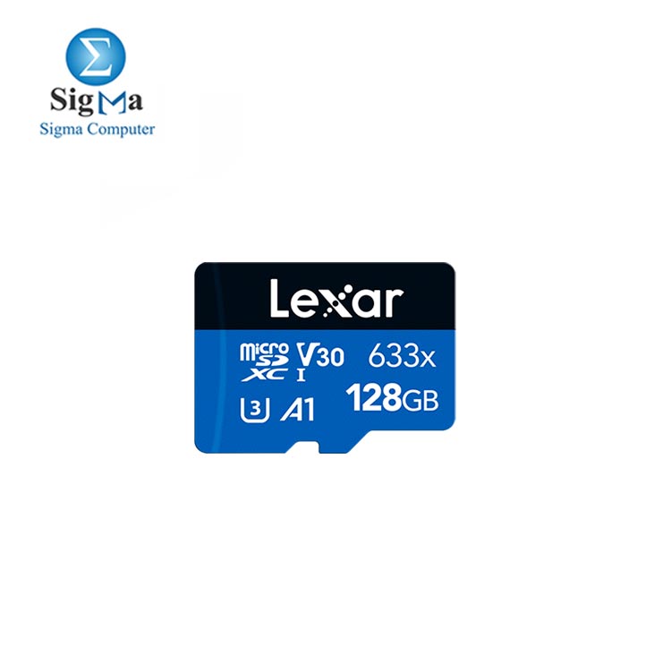 Lexar   128GB High-Performance 633x microSDHC    microSDXC    UHS-I Card BLUE Series