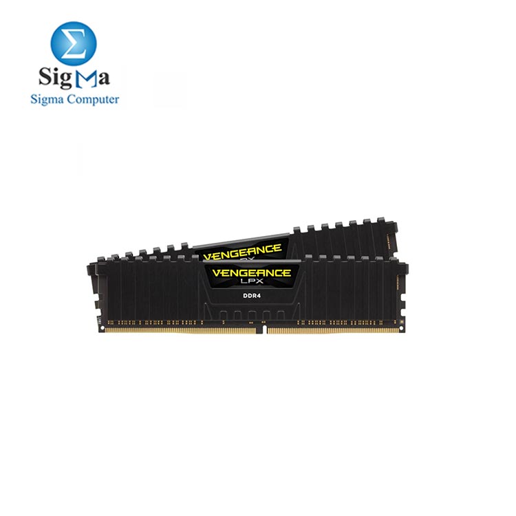 Corsair VENGEANCE LPX DDR4 RAM 32GB (2x16GB) 3200MHz CL16 Intel XMP 2.0 Computer Memory - Black (CMK32GX4M2E3200C16)