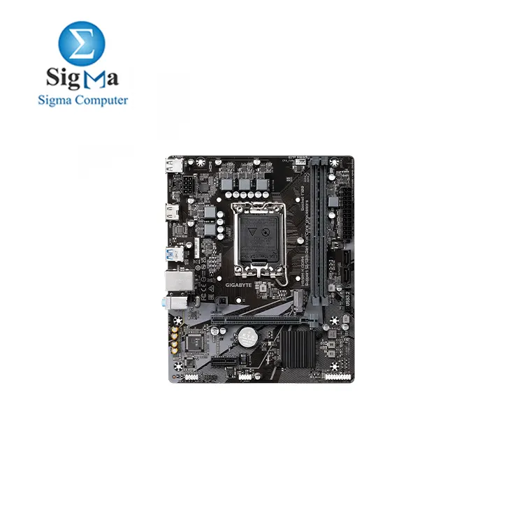 Gigabyte H610M K DDR4 Motherboard - Supports Intel Core 14th Gen CPUs  up to 3200MHz DDR4  1xPCIe 3.0 M.2  GbE LAN  USB 3.2 Gen 1