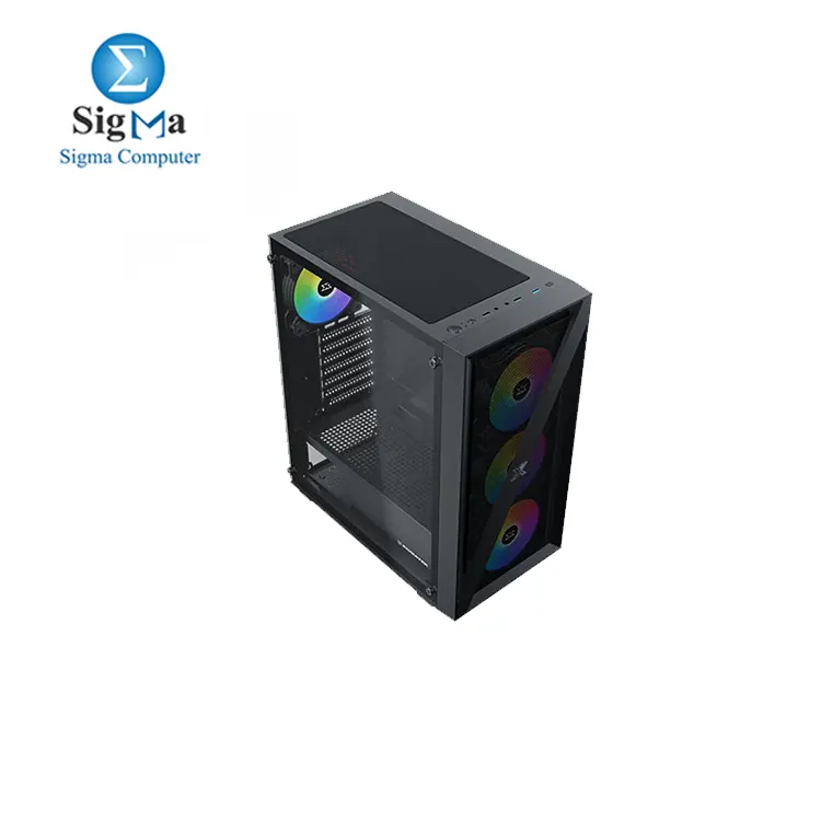 XIGMATEK Blade 4FAN Fixed RGB Mid Tower Case