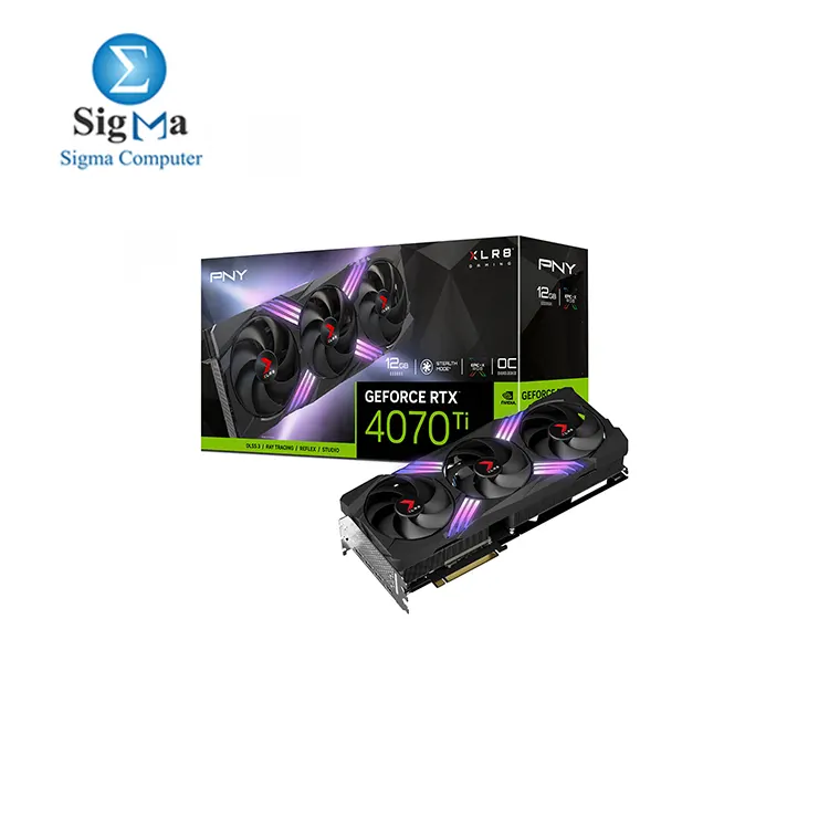 PNY GeForce RTX 4070 Ti 12GB OC XLR8 Gaming Verto TF