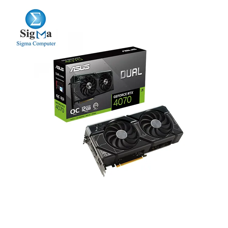 ASUS Dual GeForce RTX    4070 OC Edition 12GB GDDR6X.