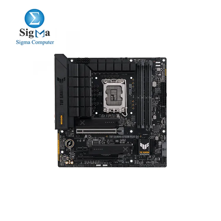 ASUS TUF GAMING B760M-PLUS D4 Intel® Socket LGA1700 for 13th Gen Intel® Core™ & 12th Gen motherboard.