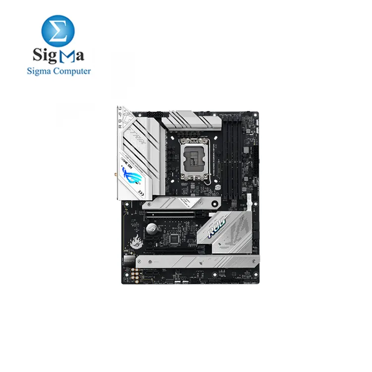 ASUS ROG Strix B760-A Gaming WiFi D4 Intel B760 (13th and 12th Gen) LGA1700 white ATXmotherboard