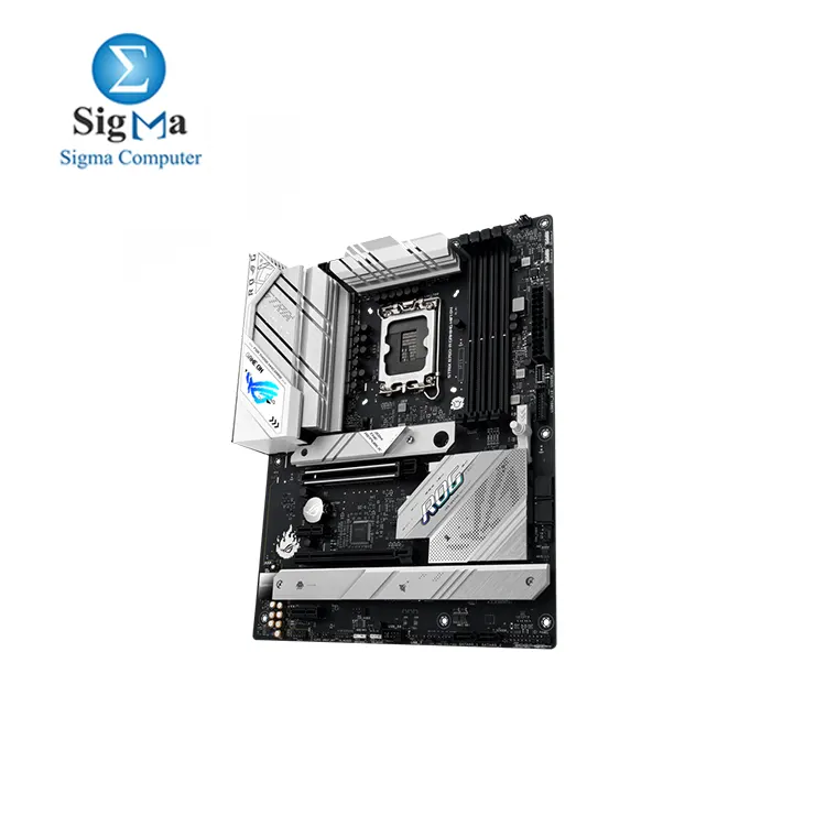 ASUS ROG Strix B760-A Gaming WiFi D4 Intel B760 (13th and 12th Gen) LGA1700 white ATXmotherboard